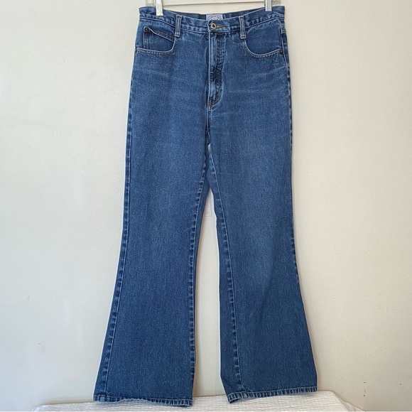 Carolina Blues Denim Flared Leg High Waisted Jeans size 12 - Picture 1 of 12